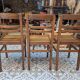 Set of reconstruction chairs