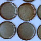 10 vintage sandstone plates