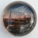 Crystal paperweight Saint-Malo vintage 1900