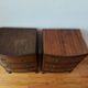 Paire de petites commodes anglaises style Queen Anne – années 1950