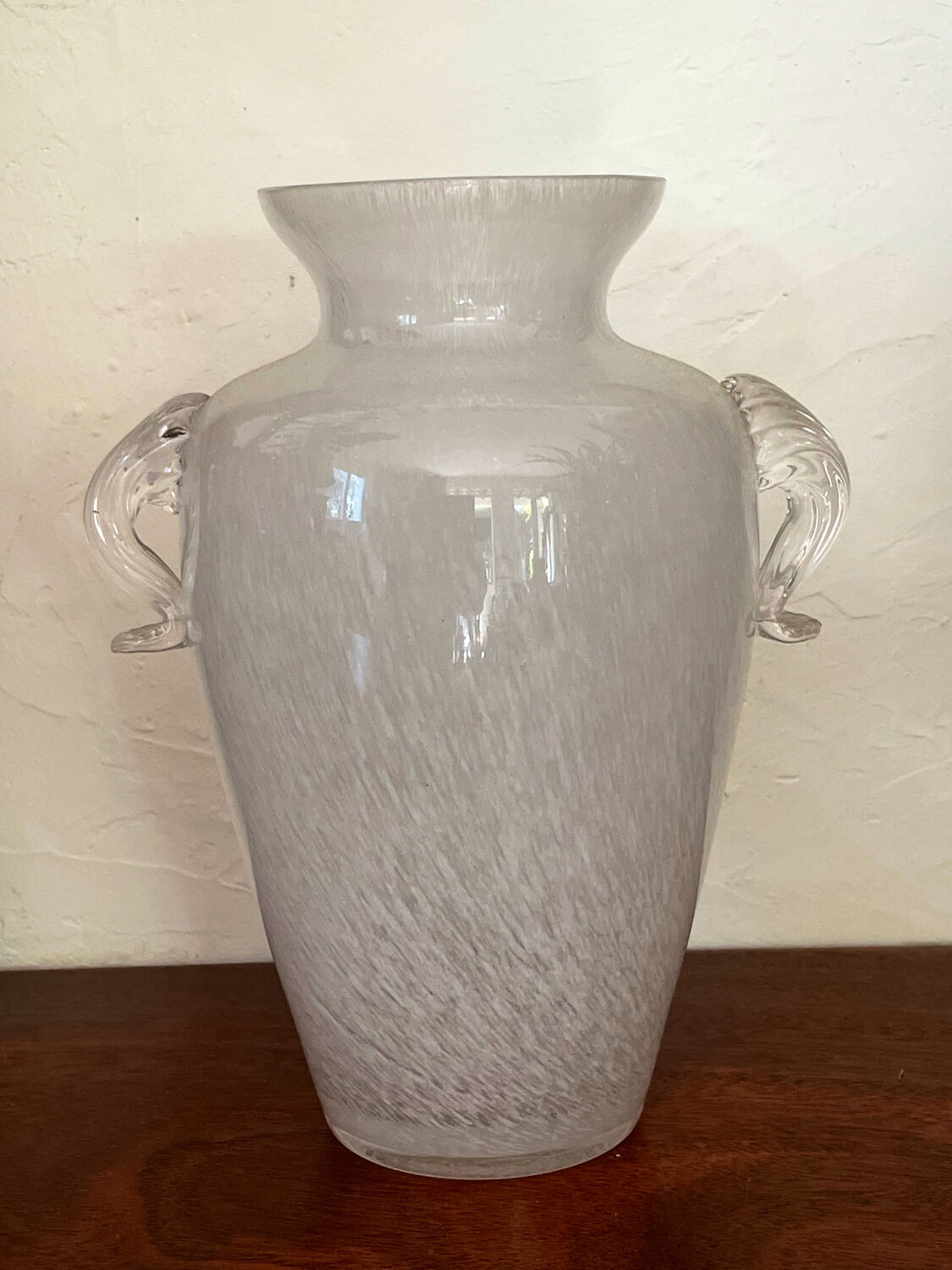 Vintage Murano amphora vase