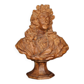 Grande sculpture française en terre cuite