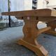Large monastery table in solid oak – French handcrafted.