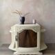 Chevet Art Déco années 1930 - Bois et plateau incrusté