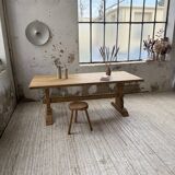 2m beech monastery table