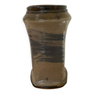 Glazed ceramic vase with an original shape