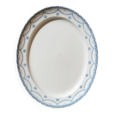Plat ovale semi creux en faïence anglaise "Cheltenham" — F. Winkle & Co