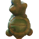 Green turtle in concrete