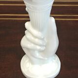 Opaline vase hand corn of plenty