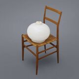 Chandelier with white glass diffuser, 1960s