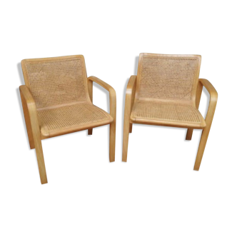 Paire de fauteuils scandinaves