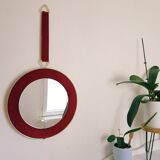 Miroir velours hublot 34cm