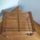 Wicker rattan end table