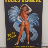 Poster for the Folies Bergère from 1974 illustrated by Aslan