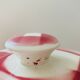 Tureen faience new pattern tiles bordeaux
