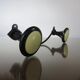 Bakelite coat and pale yellow laqué metal 50 60 years