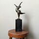 Contemporary sculpture on a marble base