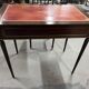 Flat desk and Louis XVI style chair in mahogany veneer (nineteenth century)