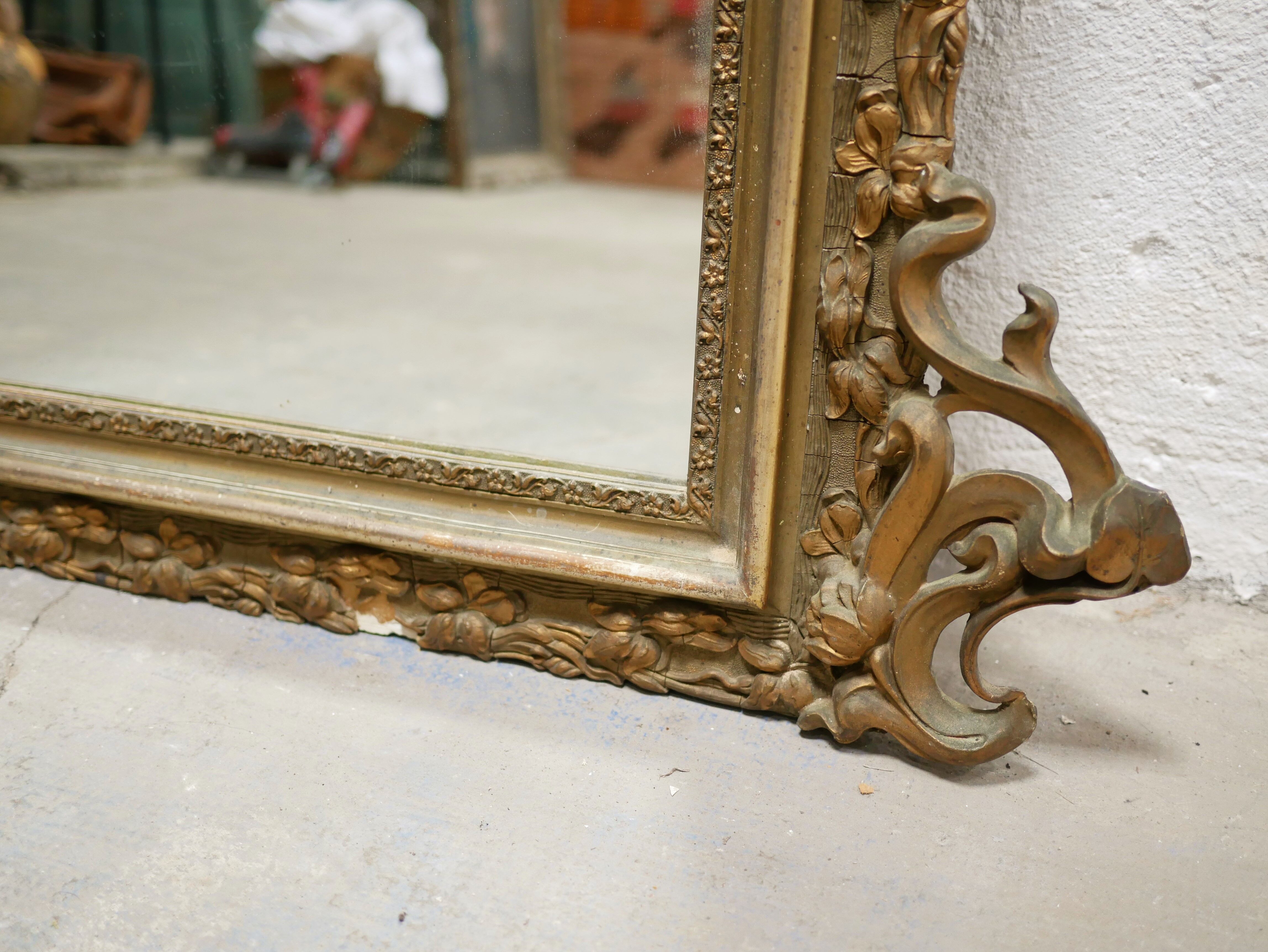 Old Louis XV style mirror - 158cm x 107cm