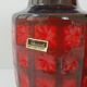 Suite of 3 vintage Scheurich vases 1970