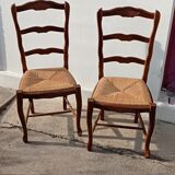 Straw chairs