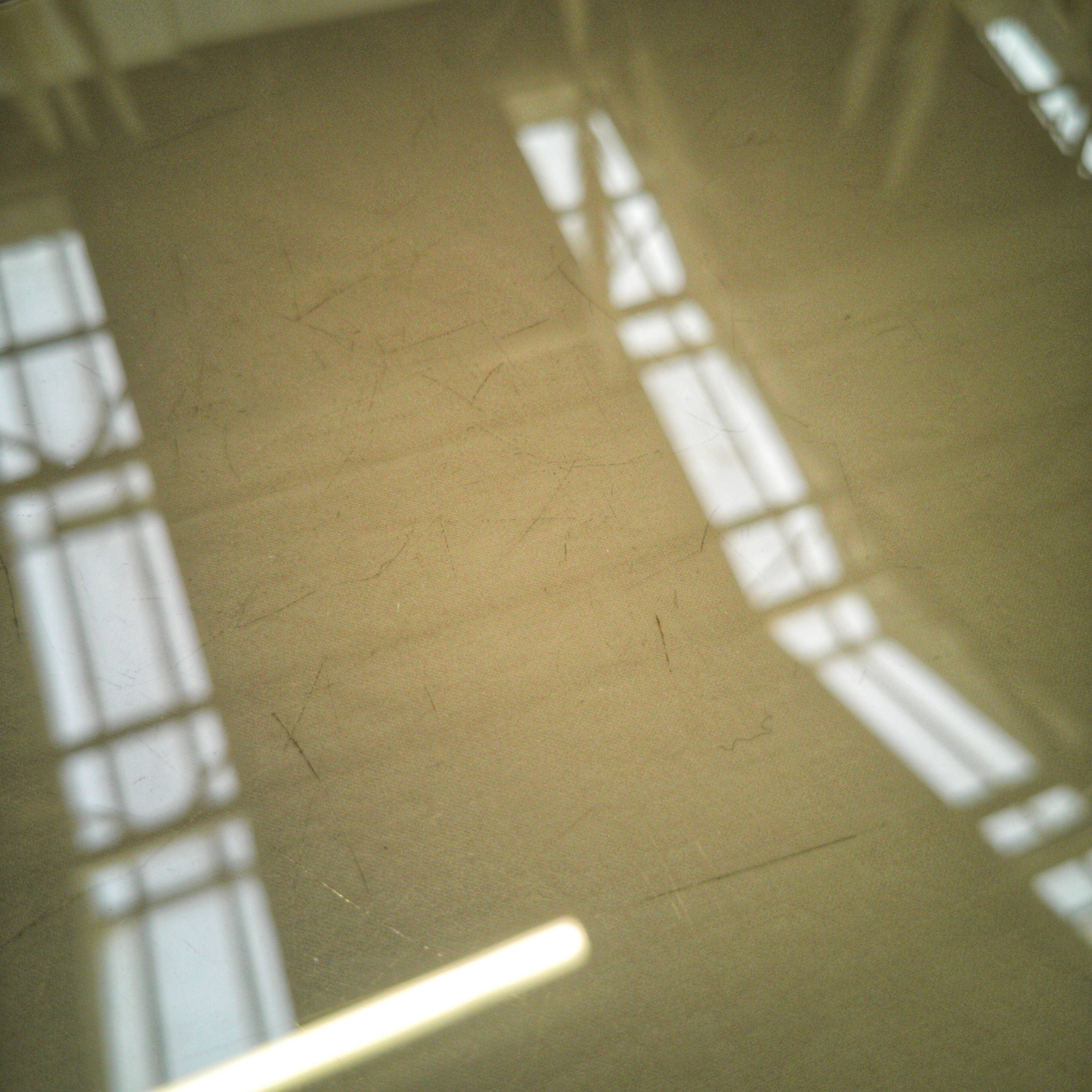 Orange coffee table smoked glass