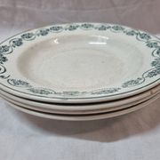 Earthenware plates nineteenth, Céranord St Amand