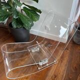 Fauteuil long design transparent