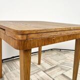Extendable Oak Dining Table by Jitona, 1960s Czechoslovakia