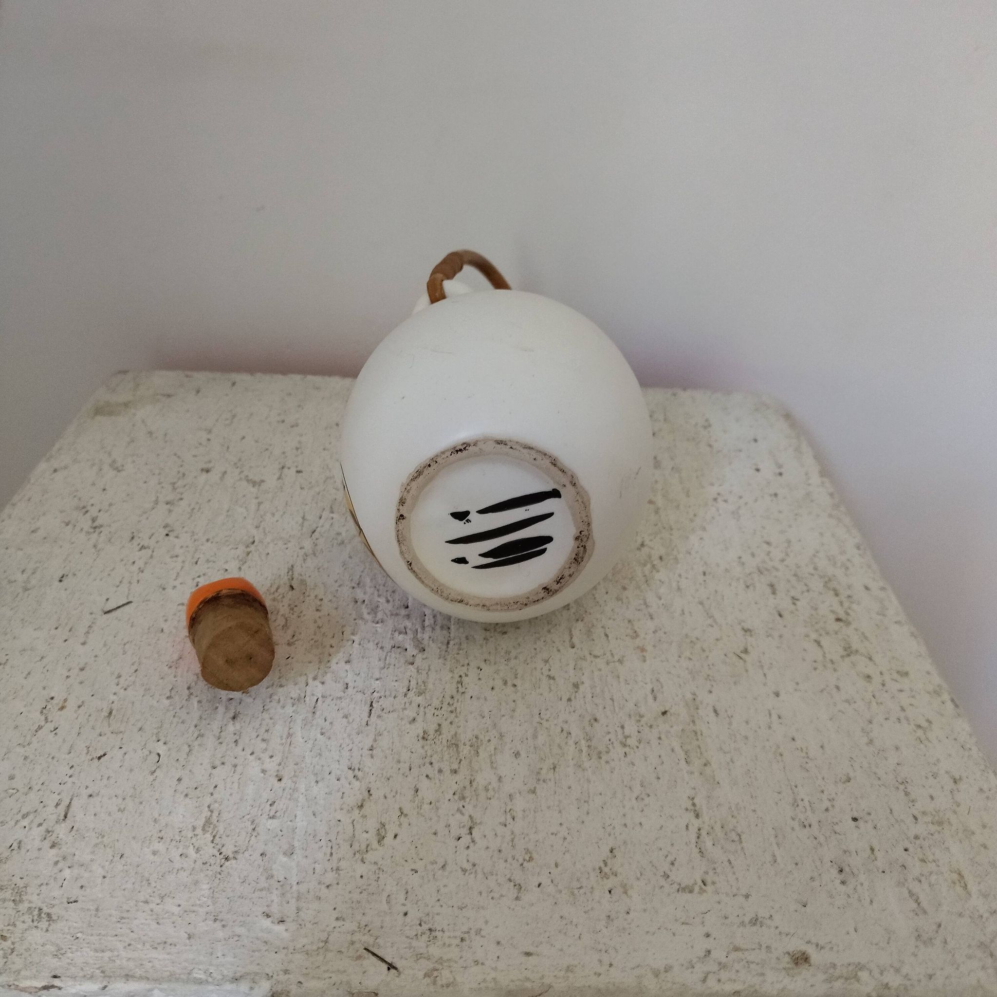 Ceramic pourer 50s signed Lili Voltz Vallauris