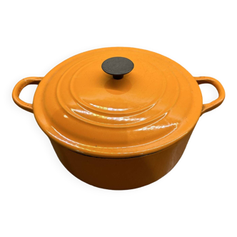 Le Creuset orange casserole 50s/60s