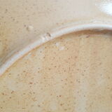 Set of 6 flat plates in Brenne stoneware from France vintage