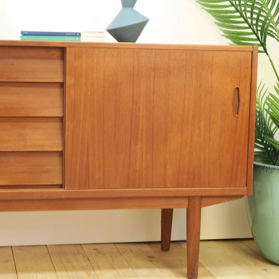 Enfilade "Trio" by Nils Jonsson for Troeds, teak, Sweden 1960