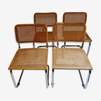 Chaises Cesca B32 par Marcel Breuer