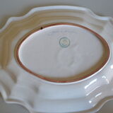 Tureen or vegetable dish in earthenware by Lallier in Moustiers