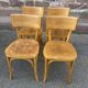 4 chairs bistro café baumann bentwood from the 1950s