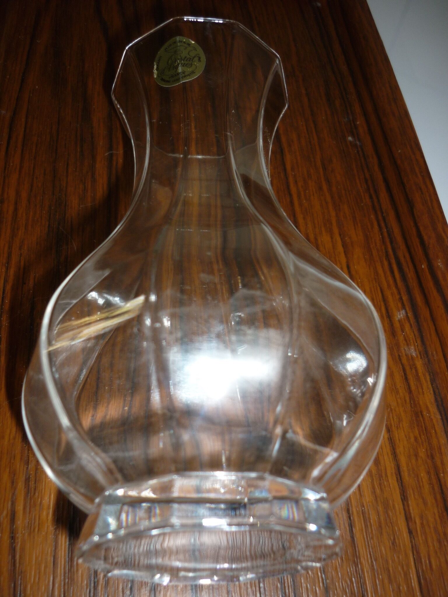 Arques crystal vase
