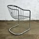 Vintage chrome wire chairs