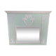 Celadon green trumeau mirror - 121x150cm