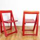 Paire de chaises pliantes