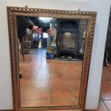 Miroir ancien en bois doré 66x91cm