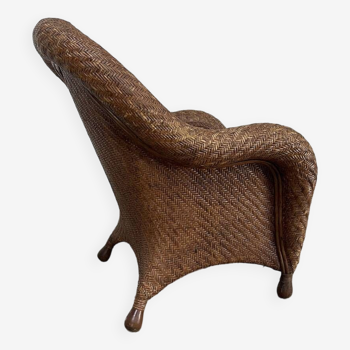 Wicker armchair 1900