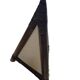 pairs of pyramid lamps in bamboo and fabric from 1960/1980