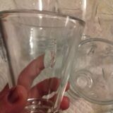 Suite of 6 bee water glasses