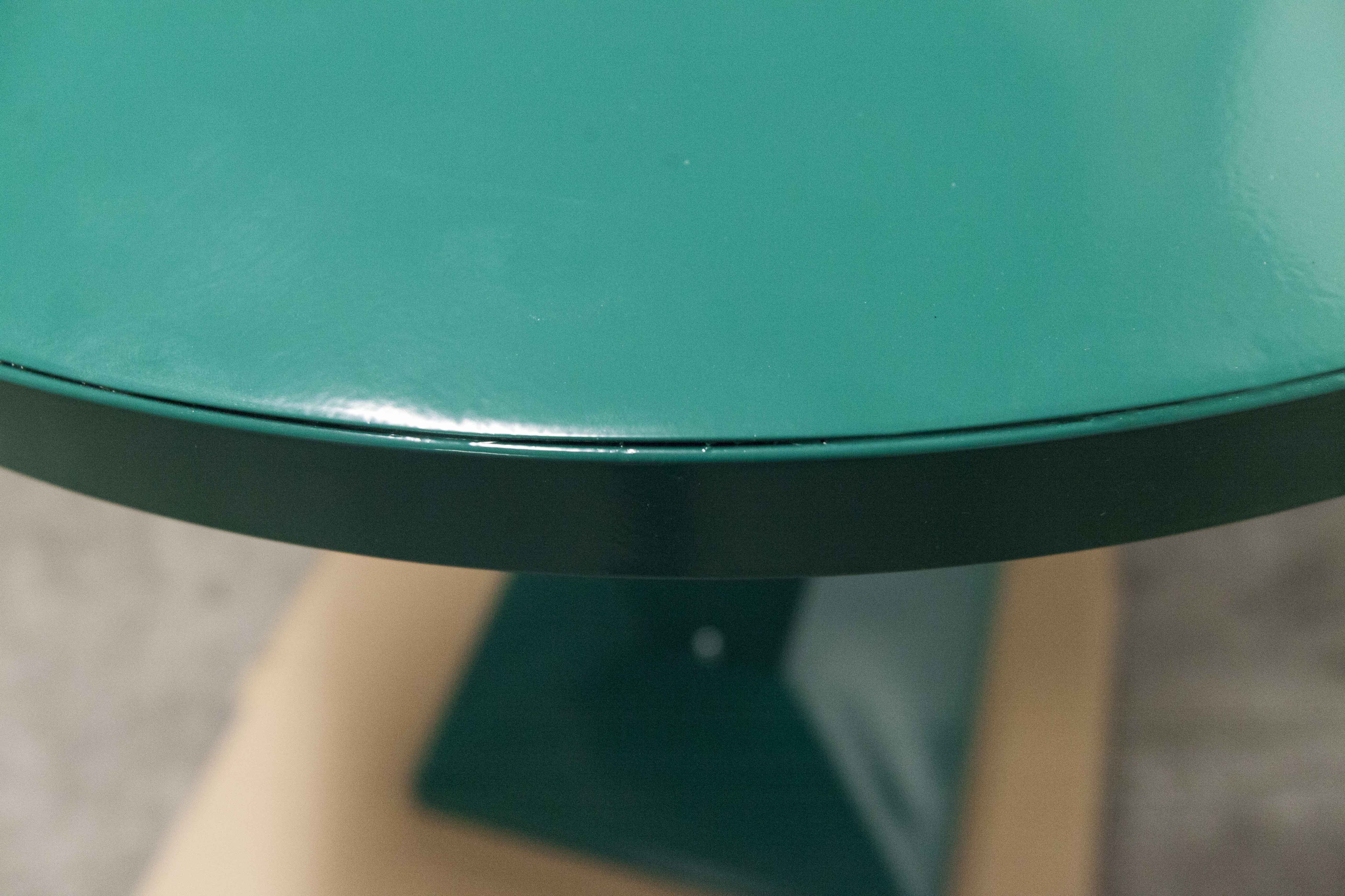 Bistro table Tolix "Kub 80" 1950 Xavier Pauchard restored
