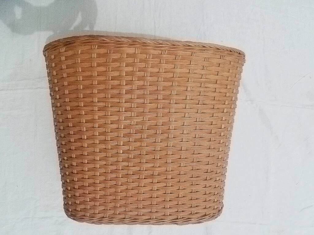 rattan waste paper basket