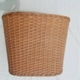 rattan waste paper basket