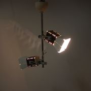 Lustre en métal de Lidokov Type L286 Tchécoslovaquie