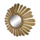 Large vintage golden sunburst mirror 1960s 63cm