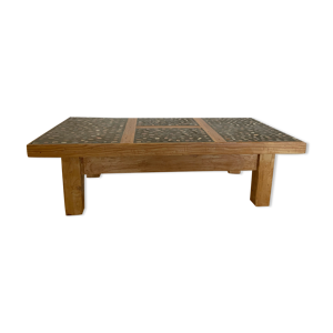 Table basse en bois et